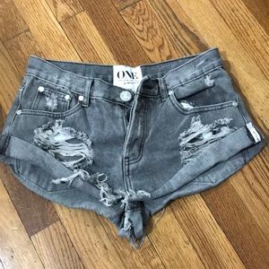 One teaspoon denim shorts